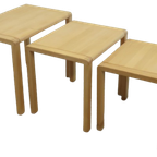 Vintage Nesting Tables Deens Design Salling Stolefabrik 'aarsballe' thumbnail 3