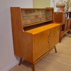 Vintage Highboard Vitrinekast Vitrine Kast Kastje Dressoir Wandkast thumbnail 17