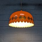 Vintage Oranje Hanglamp, Jaren '60, Deens Design Fog & Mørup thumbnail 7