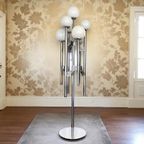 Gaetano Sciolari Chrome Staande Lamp - Jaren 70 thumbnail 10
