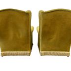 Set Van 2 Vintage Clubzetels / Fauteuils / Éénzitten thumbnail 18