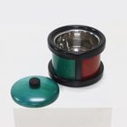Postmodern Italian Wooden Ice Bucket By Pietro Manzoni 1980S thumbnail 8