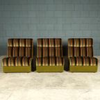 Vintage Modulaire Hoekbank – Velours – Jaren 70 thumbnail 11