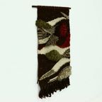 Vintage Hand Knotted Wool Tapestry Wall Decoration 1960s thumbnail 7