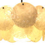 Vintage Frosted Ice Hanglamp Lamp 'medebach' thumbnail 5