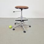 Vintage Gispen Design Atelierkruk Industrial Kruk ‘70 thumbnail 2