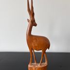 Houten Antilope, Mid Century thumbnail 5