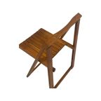 Aldo Jacober - Folding Chair Model ‘Trieste’ - Bazzani Italy - Light Oak (Wood Grain) thumbnail 4