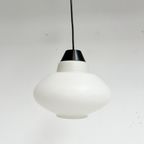 Rond Opaalglazen Plafondlamp Van Philips 1950’s thumbnail 6