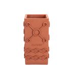 Zuiver Graphic Vaas Vierkant Terracotta thumbnail 2