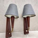 Set Teak Wandlampjes thumbnail 4
