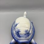 Dekseldoos Schildpad Blauw/wit thumbnail 4