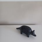 Armadillo. Barro Negro - Dona Rosa. Mexico Oaxaca Keramiek. Vintage '50-'70 thumbnail 10