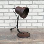 Vintage Bureaulamp Bruin thumbnail 7