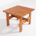 Scandinavian Modern Solid Pine Coffee Table thumbnail 2