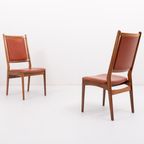 Set Of 6 Danish Mid-Century Modern Chairs By Hugo Frandsen For Spøttrup Stolefabrik thumbnail 6