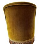 Vintage Eenzit / Zetel / Fauteuil Met Franjes thumbnail 3