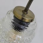 Vintage Plafondlamp, Kroonluchter - Jaren '60, Messing, Glas thumbnail 13