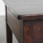 Schitterende Antieke Zuid Europese Kastanjehouten Salontafel Met 2 Lades thumbnail 12