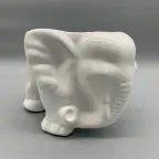 Grote Bloempot Olifant Wit thumbnail 4