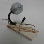Art Deco Bureaulamp Met Pennenhouder En Brievenhouder | Kerst thumbnail 2