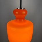 1 Of 2 Bright Orange Glass Pendant Light By Peill And Putzler 1960 thumbnail 8