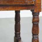 Antieke Zuid Europese Hal Tafel/ Bijzettafel/ Side Table Uit De 16E Eeuw Met Een Geweldig Patina thumbnail 12