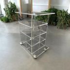 Vintage Plexiglas Meubel / Audiomeubel / Cart thumbnail 5