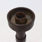 Signed Studio Pottery Brutalist Stoneware Cylindrical Object 1960S thumbnail 9