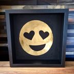 Love Smiley Verguld 23Ct Goud In Lijst thumbnail 5