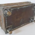Sieraden Doosje Schatkist Antiek Koperen Messing Doosje Kruiden Doos thumbnail 9