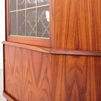 Deens Hoek Vitrine Kast, 1960s thumbnail 11