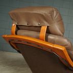 Deense “apollo” Fauteuil Met Hocker – Svend Skipper – Jaren 70 thumbnail 9