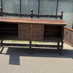 Jacobean Style Carved Oak Sideboard thumbnail 9