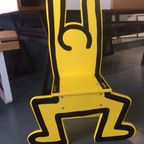 Keith Haring Kinderstoel / Decoratief Object Geel (nieuw!) thumbnail 8