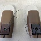 2x Vintage ‘frosted Glass’ Muurlamp – Hans Popp thumbnail 7