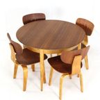 Cees Braakman Voor Pastoe Eetkamerset Tb35 Eettafel + Sb02 6 Eetkamerstoelen thumbnail 16
