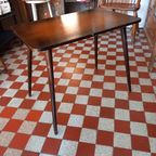 Vintage Mid Century Bijzettafel thumbnail 2