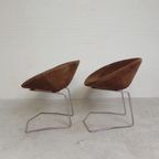 Set Van 2 Designstoelen In De Stijl Van Artifort, Leolux, Pierre Paulin thumbnail 7