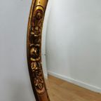 Grote Vintage Ovale Barok Brocante Rococo Spiegel, Schouwspiegel 1 thumbnail 12