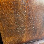 Vintage Dressoir / Retro Lange Extra Diepe Kast Donker Hout thumbnail 18
