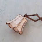 Pg24 – Vintage Harmonica Lamp – Schaarlamp – Teak thumbnail 5