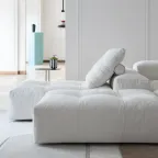 Beautiful Saba Sofa White Creta thumbnail 2