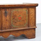Antieke Beschilderde Bruidskist 1737 thumbnail 3
