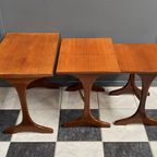 G-Plan Teak Nesting Set 1960S From The Fresco Series By Victor Wilkins thumbnail 8