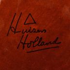 12 Vintage Schoteltje Van Potterie De Driehoek, Huizen Holland thumbnail 4