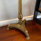 Klassieke Vintage Messing Rococo Vloerlamp thumbnail 12