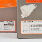 Set 2 Modular Lotis Tubed Surface Wit Goud Opbouwspot Nieuw thumbnail 3