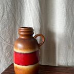 Vintage Scheurich Wgp Vaas Met Klein Handvat - 413-20 - West German Art Pottery - 60s thumbnail 5