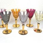 Zes Vintage Aperitief Glaasjes thumbnail 2